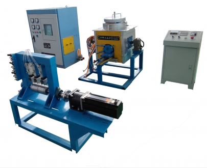 萬峰水平連鑄機(jī)特點：（洛陽萬峰工業(yè)爐）